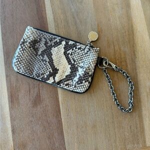 Stella McCartney Vegan Snakeskin Wristlet